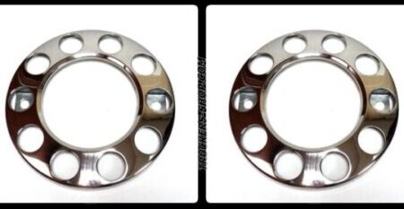 10 Stud Donut Rings Nut Covers  22.5″ Wheel Trim