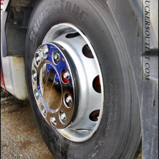 10 Stud Closed  Nut Covers Wheels, 22.5" Wheel Trim