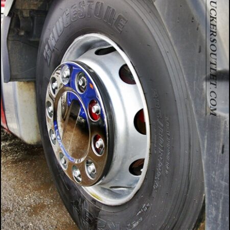 10 Stud Closed  Nut Covers Wheels, 22.5" Wheel Trim