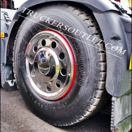 REAR TRUCK WHEEL TRIMS STAINLESS STEEL 22.5” STANDARD