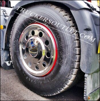 REAR TRUCK WHEEL TRIMS STAINLESS STEEL 22.5” STANDARD