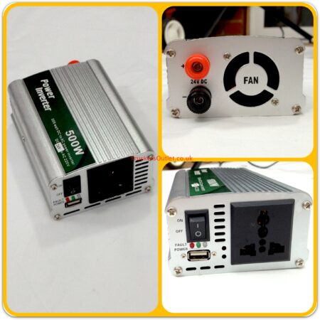 AUTO 24V DC TO 230V AC TRUCK POWER INVERTER