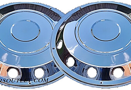 FRONT TRUCK WHEEL TRIMS STAINLESS STEEL 22.5”