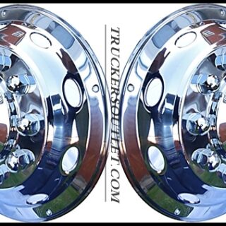 FRONT TRUCK WHEEL TRIMS STAINLESS STEEL 22.5”