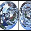 FRONT & REAR SET TRUCK WHEEL TRIMS STAINLESS STEEL 22.5” - Image 3