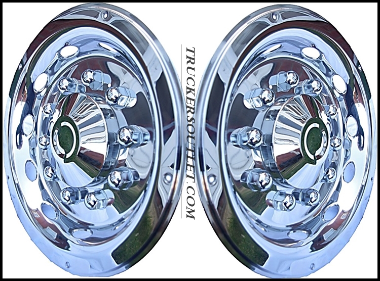 REAR TRUCK WHEEL TRIMS STAINLESS STEEL 22.5”