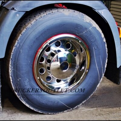 REAR TRUCK WHEEL TRIMS STAINLESS STEEL 22.5”