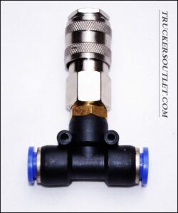 QUICK PUSH FIT CONNECTOR FOR AIR LINES T-SHAPED 6MM [TRUCK PARTS & ACCESORIES]