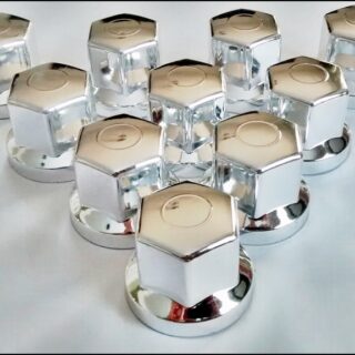 SHORT WHEEL NUTS COVER CHROMED COLORED PLASTIC