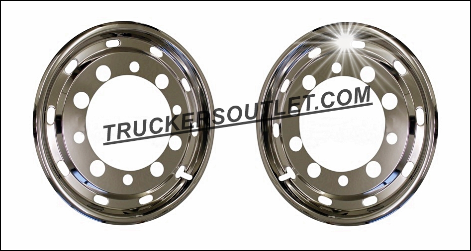 FRONT SUPER SINGLE WHEEL TRIM 22.5”