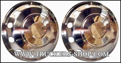 FRONT SWEDISH  WHEEL TRIMS STAINLESS STEEL 16"