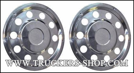 REAR SWEDISH  WHEEL TRIMS STAINLESS STEEL 16"