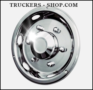 TRUCK WHEEL TRIMS STAINLESS STEEL 17.5” DELUXE