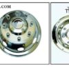 TRUCK WHEEL TRIMS STAINLESS STEEL 19.5” DELUXE - Image 4