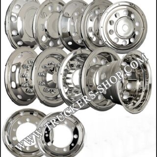 TRUCK WHEEL TRIMS STAINLESS STEEL 17.5” STANDARD