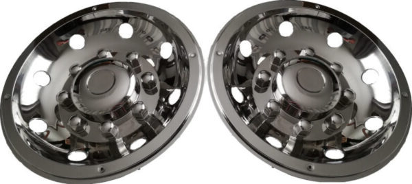 TRUCK WHEEL TRIMS STAINLESS STEEL 19.5” DELUXE - REAR