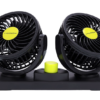 24V DUAL FAN 2 SPEED TWIN FAN FOR TRUCKER CAR LORRY CARAVANS - Image 2