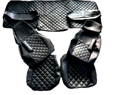 TRUCK INTERIOR SET : SEAT COVERS PLUS BEDCOVER [TRUCKERSOUTLET / TRUCKMAR]