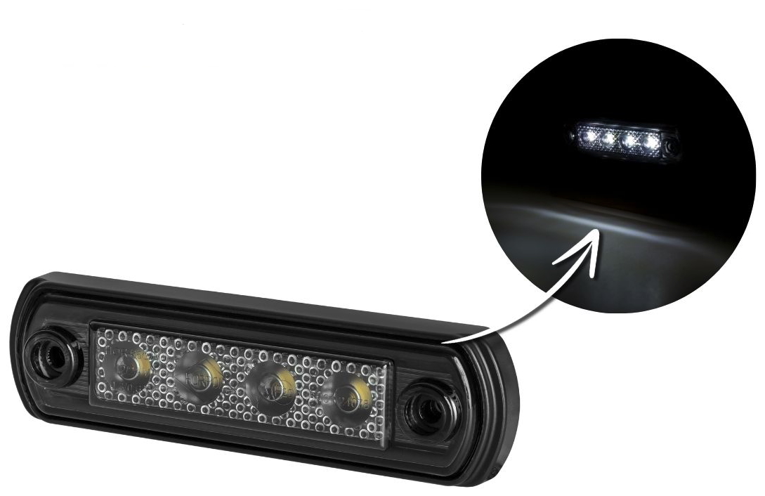 LD 675/GRAPHITE LED Marker Lights – Set of 6