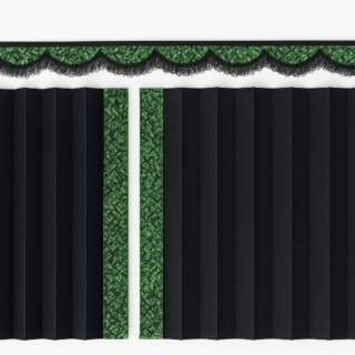 Luxury Danish Plush Truck Curtains Set with Pelmet | 100% Blackout & Handmade Premium Quality