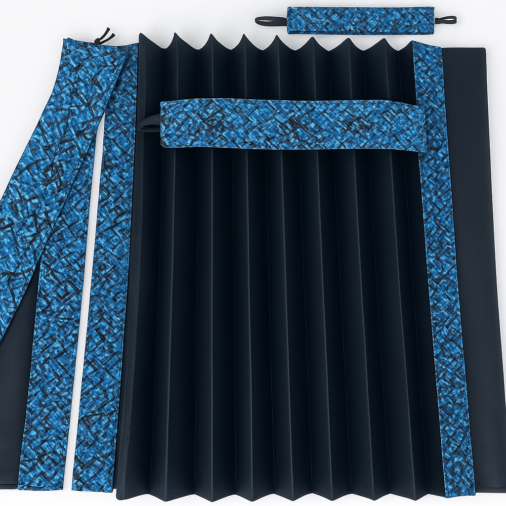 Luxury Danish Plush Truck Curtains Set | 100% Blackout & Handmade Premium Quality