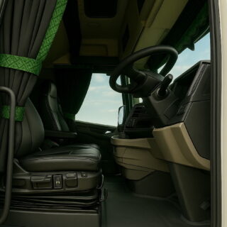 Luxury Danish Plush Truck Curtains Set with Pelmet | 100% Blackout & Handmade Premium Quality